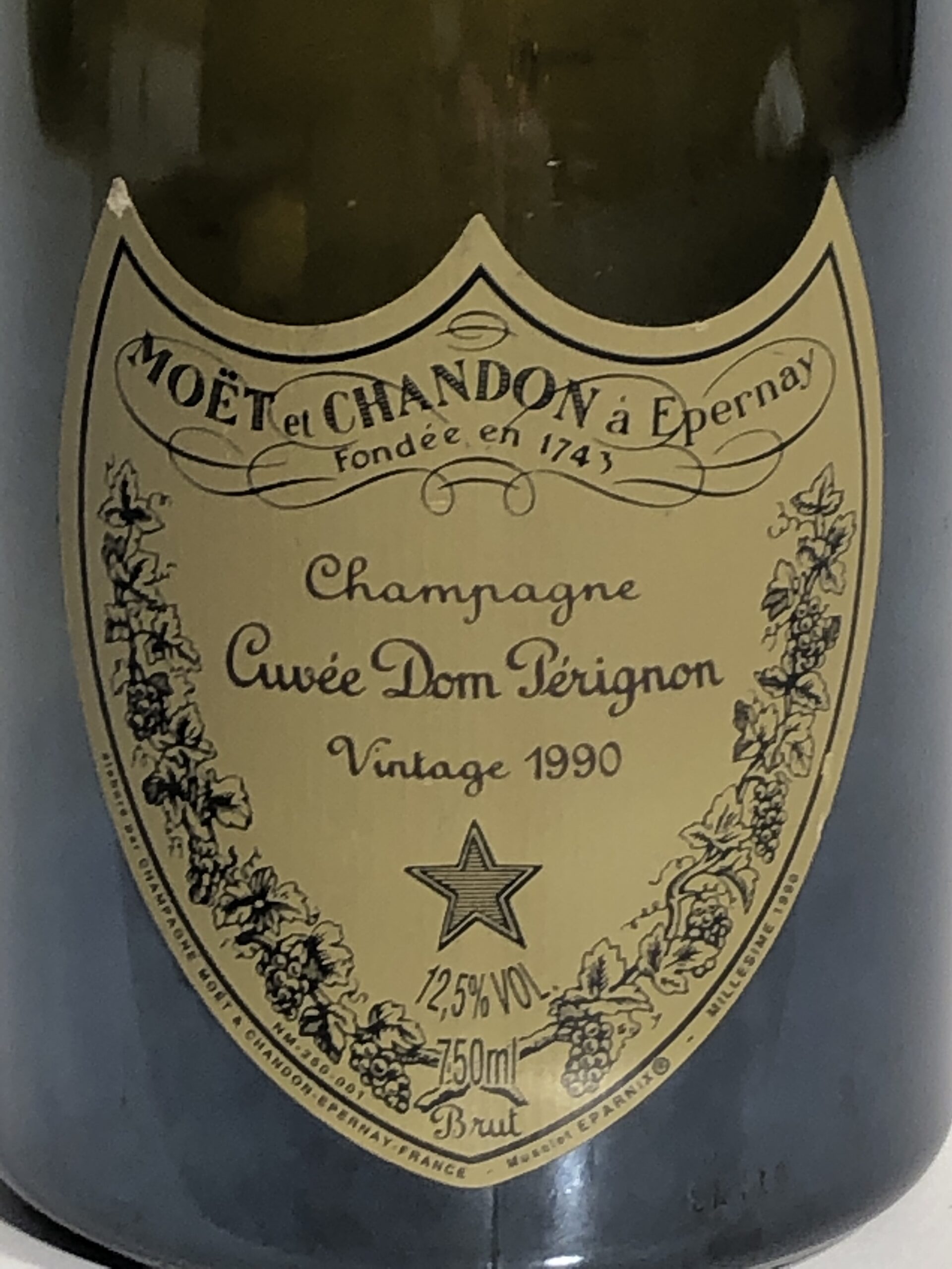 Dom Pérignon Champagne Blanc 1990