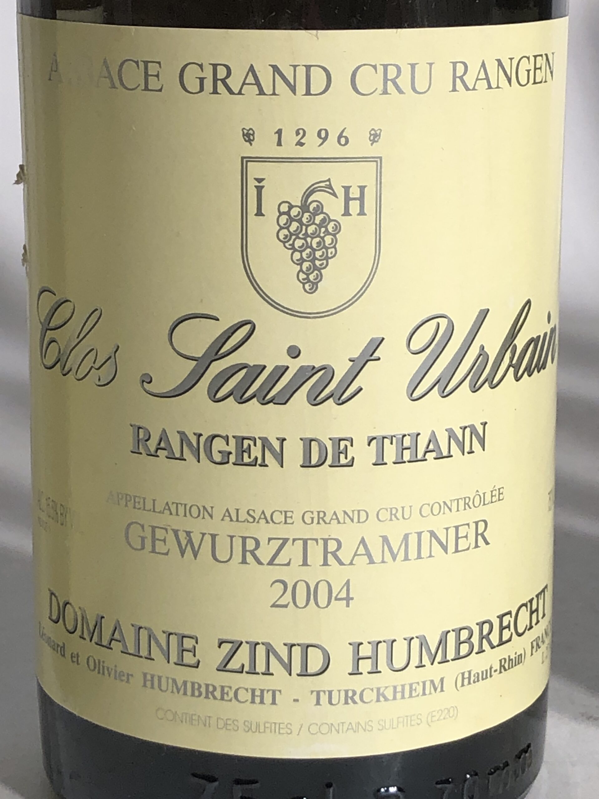 Domaine Zind-Humbrecht Rangen de Thann GC 2004