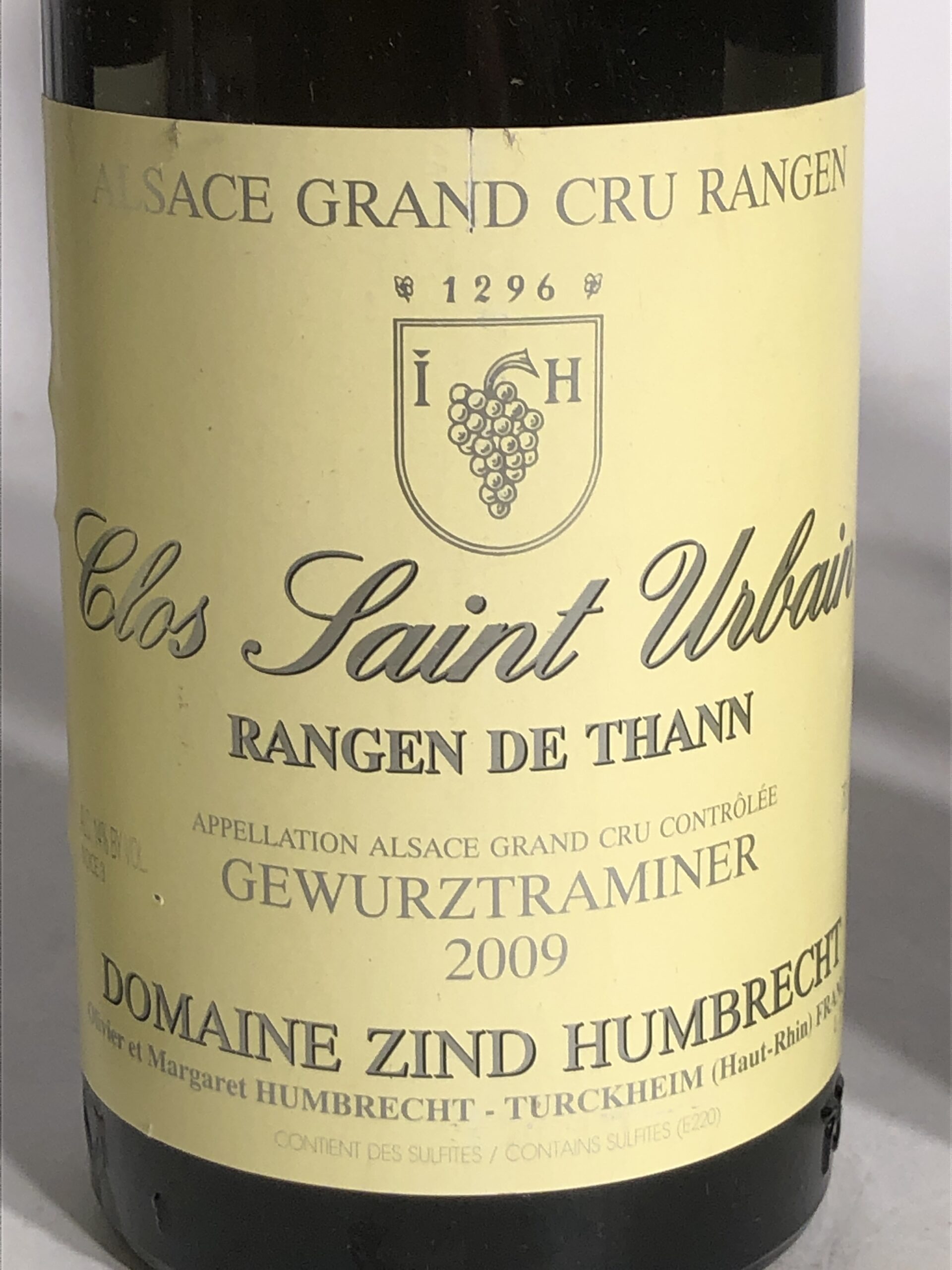 Domaine Zind-Humbrecht Rangen de Thann GC 2009