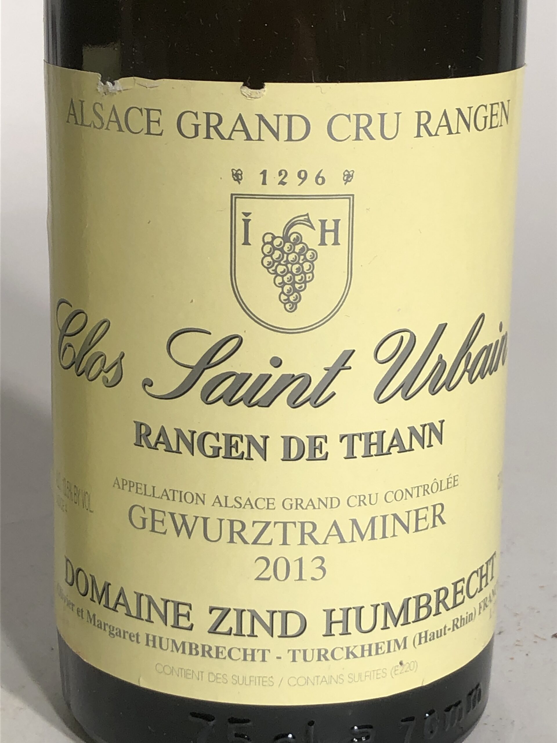 Domaine Zind-Humbrecht Rangen de Thann GC 2013